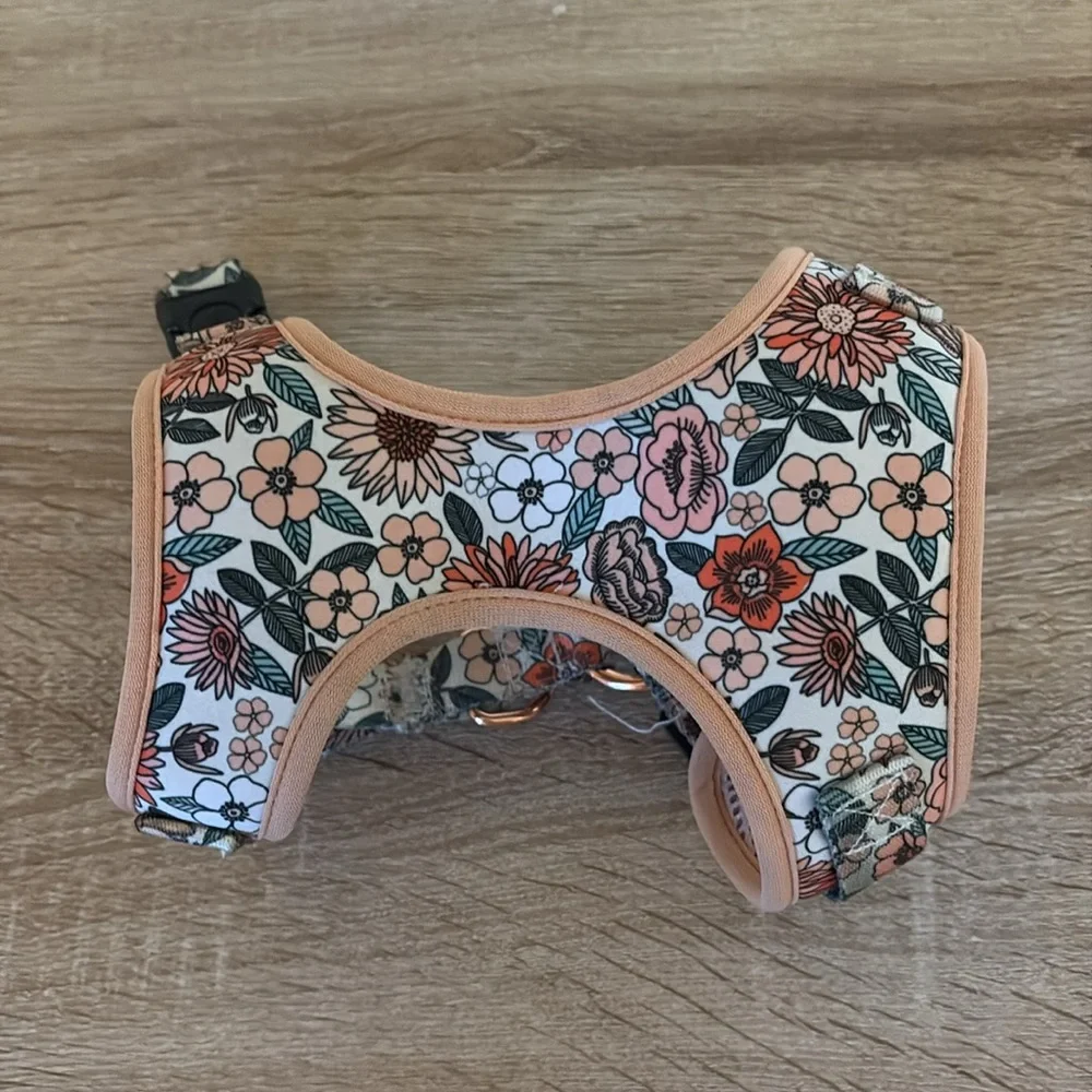 Small Dog Floral Harness